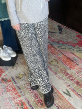 Load image into Gallery viewer, LEOPARD WIDE LEG DENIM
