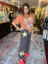 Load image into Gallery viewer, REBEL VINTAGE BLACK SWEATPANTS
