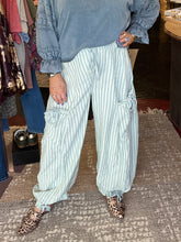 Load image into Gallery viewer, MINT CARGO PANTS
