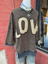 Load image into Gallery viewer, DISTRESSED LOVE SWEATSHIRT

