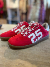 Load image into Gallery viewer, RETRO 25 RED SUEDE SNEAKER
