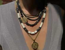 Load image into Gallery viewer, MINI LAVA ROCK &amp; JASPER NECKLACE
