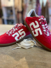Load image into Gallery viewer, RETRO 25 RED SUEDE SNEAKER
