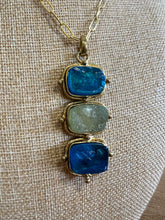 Load image into Gallery viewer, BLUE/GREEN APATITE NECKLACE
