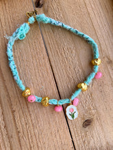 Load image into Gallery viewer, PINK TULIP BANDANA NECKLACE

