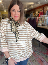 Load image into Gallery viewer, BLUSHING STRIPE TOP
