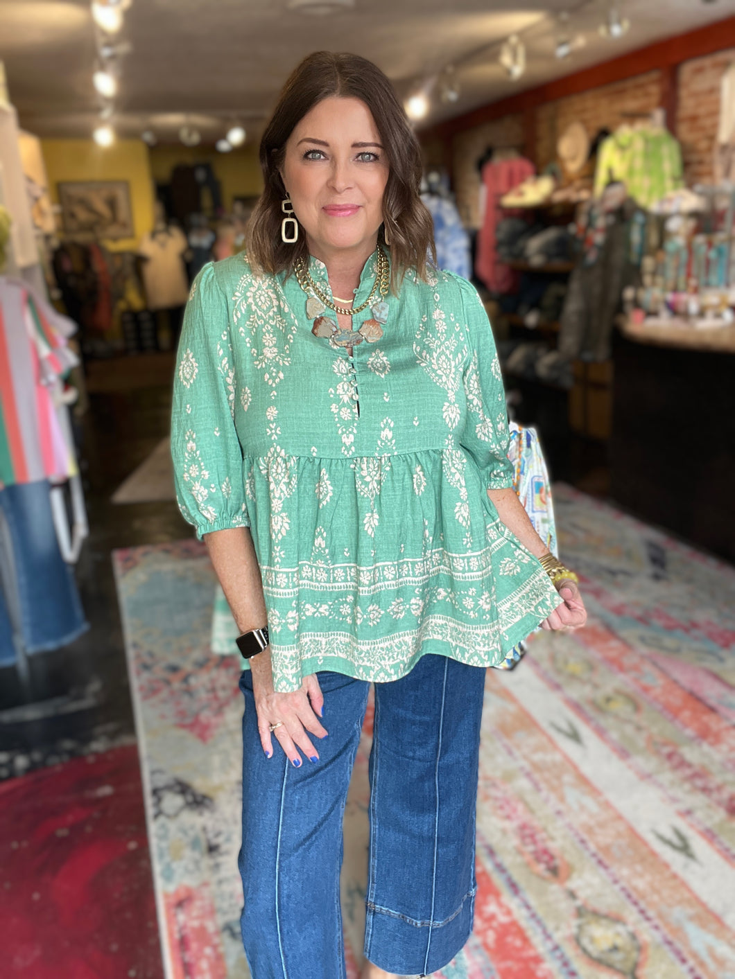 MAGGIE SAGE TOP
