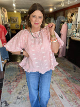 Load image into Gallery viewer, LIGHT PINK GINGHAM TOP
