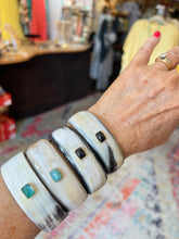 Load image into Gallery viewer, MEDIUM WHITE BONE CUFF
