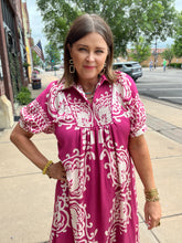 Load image into Gallery viewer, GERANIUM PINK MAXI DRESS
