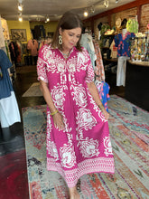 Load image into Gallery viewer, GERANIUM PINK MAXI DRESS
