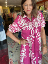 Load image into Gallery viewer, GERANIUM PINK MAXI DRESS
