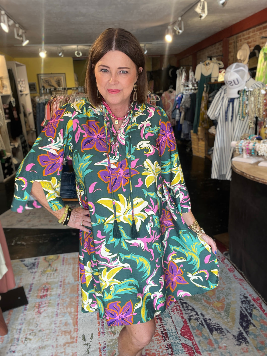 FOREST FLORAL DRESS