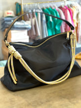 Load image into Gallery viewer, NIKKI BLACK SLOUCHY BAG
