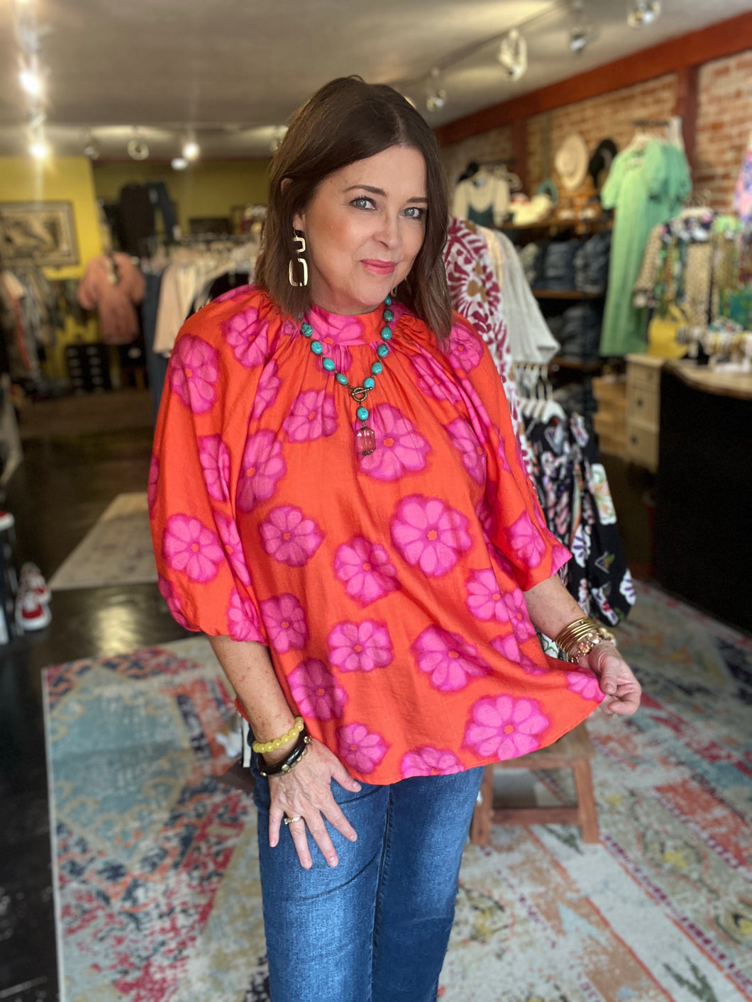 SUNSET BLOOM TOP