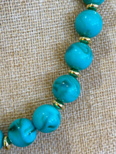 Load image into Gallery viewer, MABRY TURQUOISE MARBLED NECKLACE
