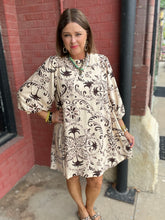 Load image into Gallery viewer, CAFE SCROLL DRESS
