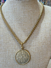 Load image into Gallery viewer, LARGE COIN NECKLACE
