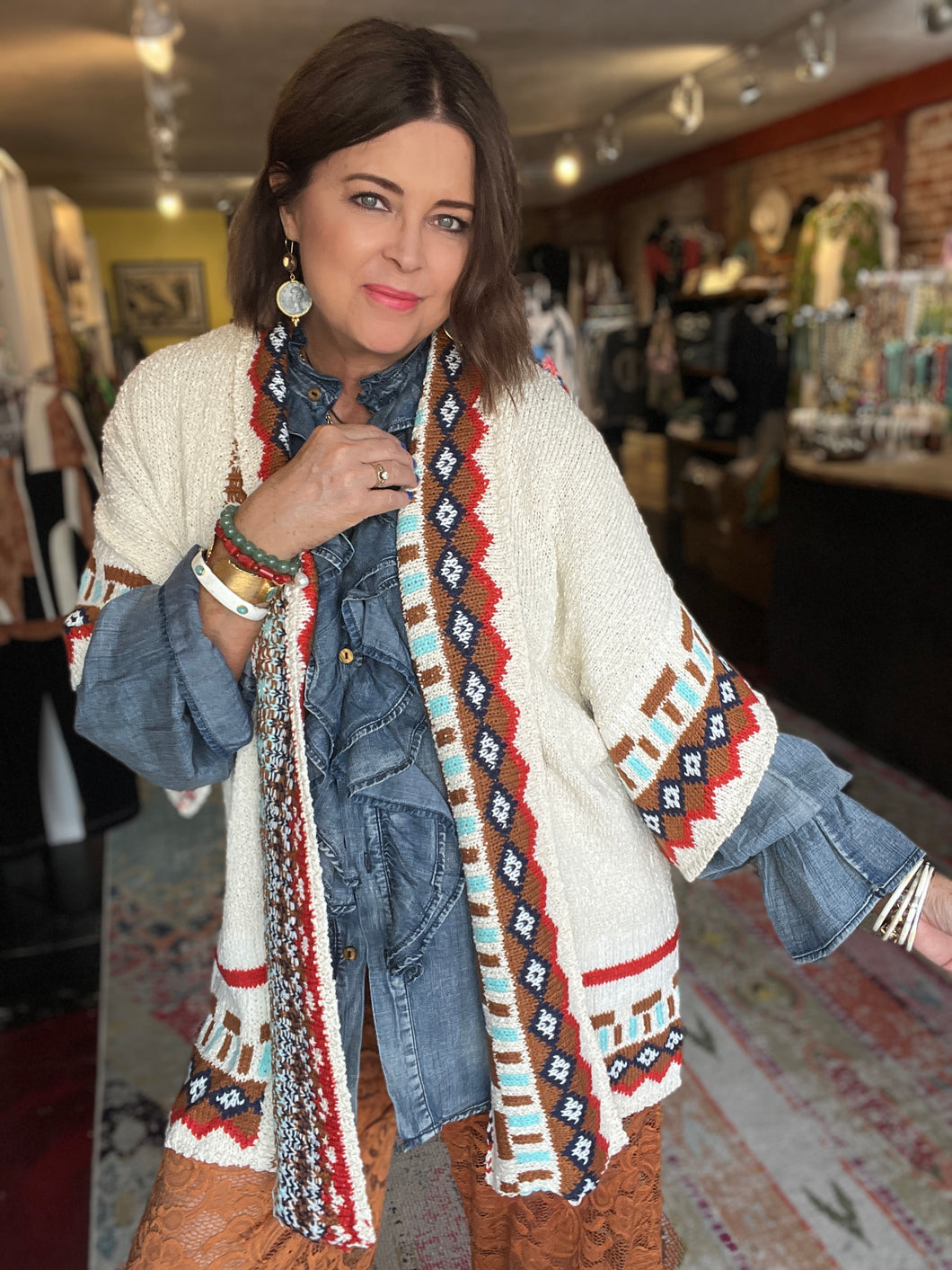 CANYON IVORY CARDIGAN