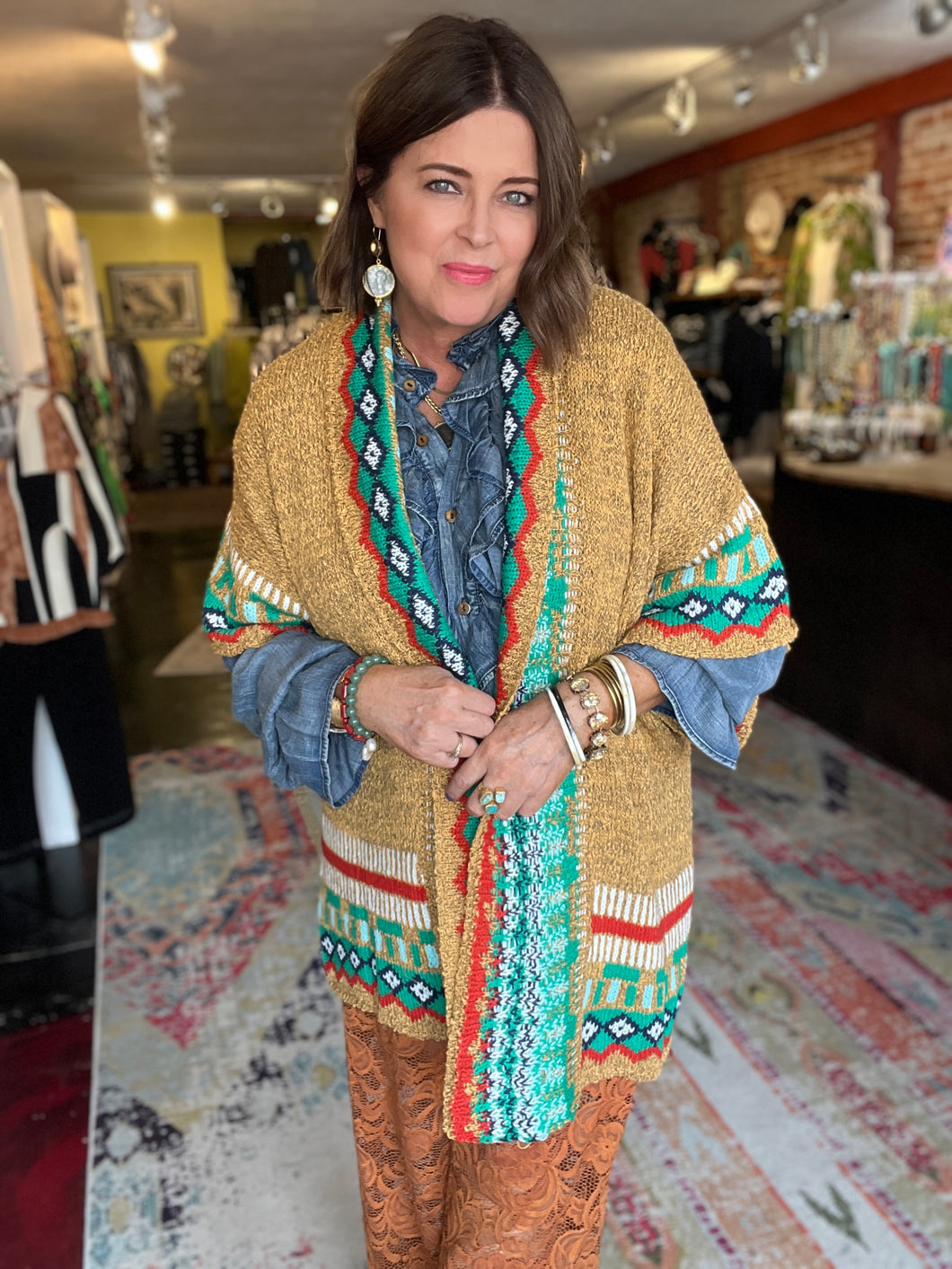 CANYON MUSTARD CARDIGAN