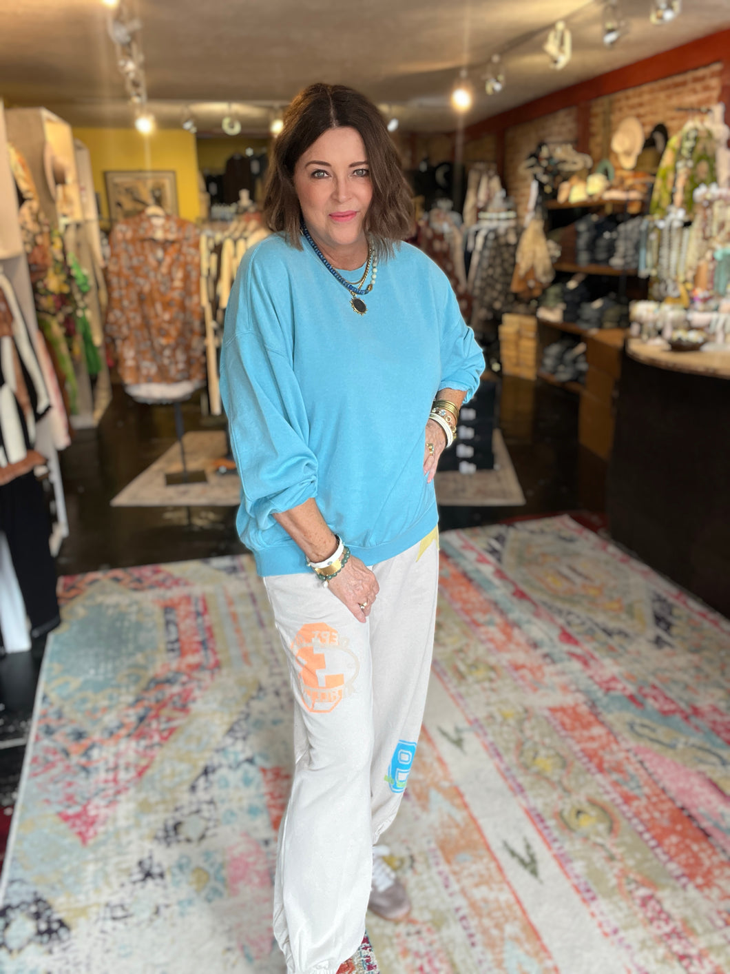 SKY BLUE SWEATSHIRT