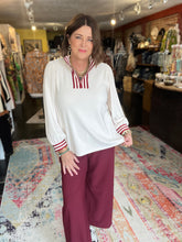 Load image into Gallery viewer, VARSITY GLAM TOP
