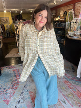 Load image into Gallery viewer, FADED MUSTARD TEXTURED BLOUSE

