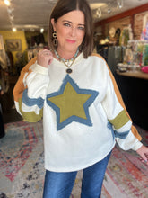 Load image into Gallery viewer, IVORY STAR SWEATSHIRT
