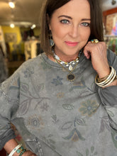 Load image into Gallery viewer, WASHED GRAY GARDEN SWEATSHIRT
