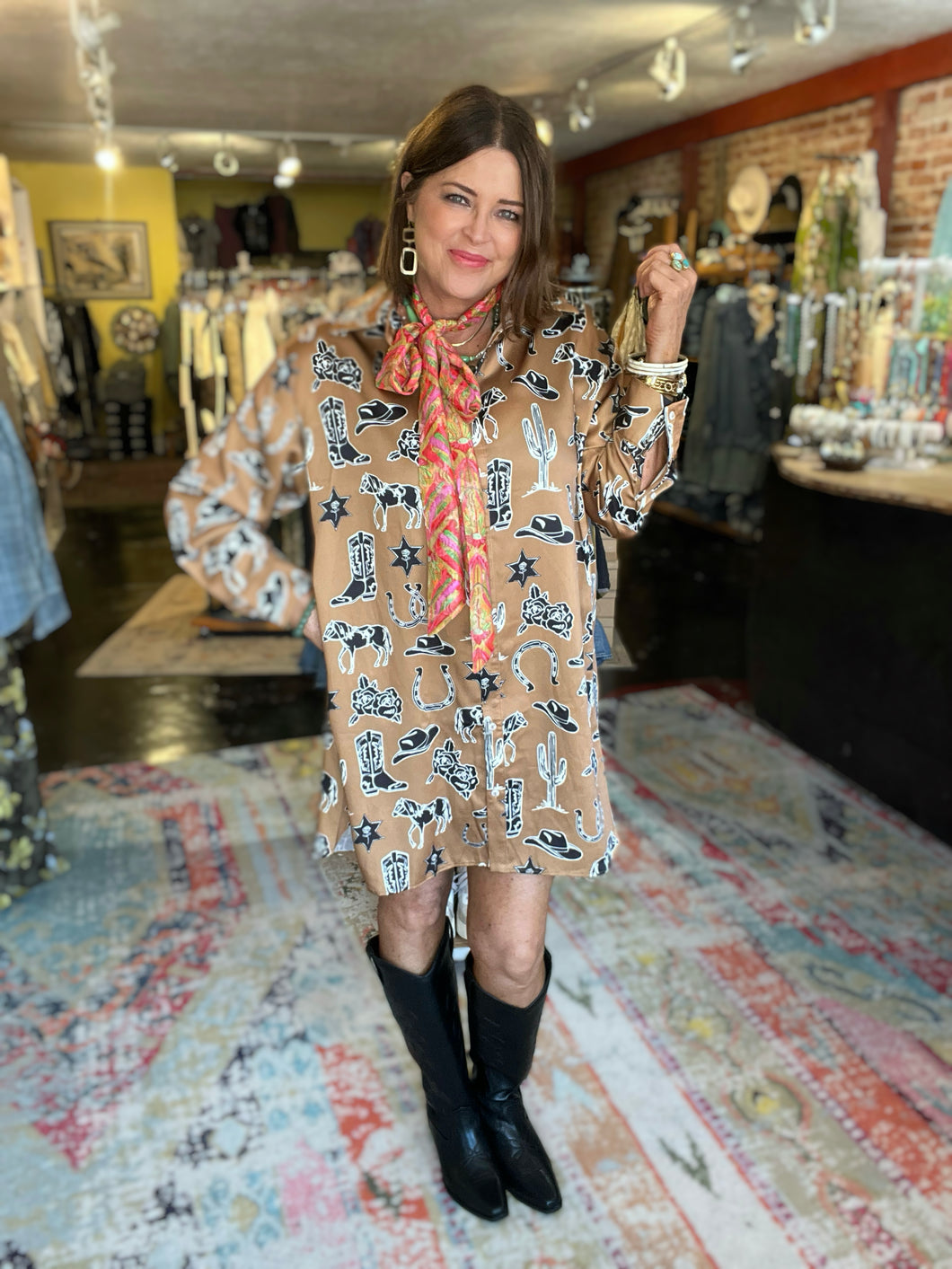 COWBOY UP DRESS