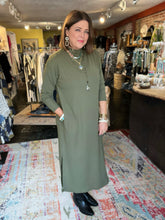 Load image into Gallery viewer, OLIVE MIDDY DRESS
