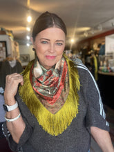 Load image into Gallery viewer, CRANE SAGE FRINGE SCARF
