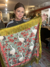 Load image into Gallery viewer, CRANE SAGE FRINGE SCARF
