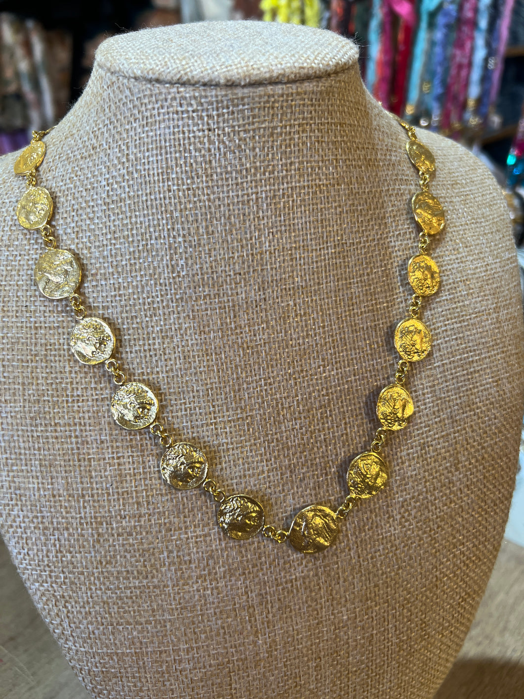 GOLD COIN NECKLACE