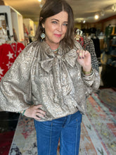 Load image into Gallery viewer, SNAKE PRINT BLOUSE

