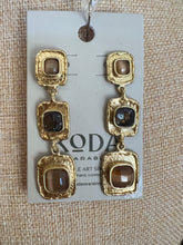 Load image into Gallery viewer, TIGER EYE EARRINGS
