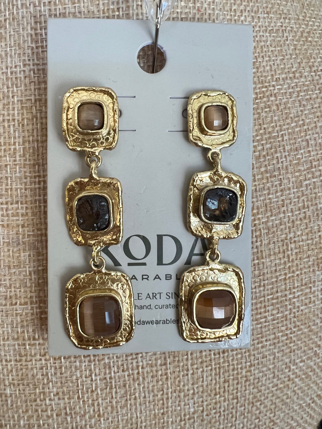 TIGER EYE EARRINGS