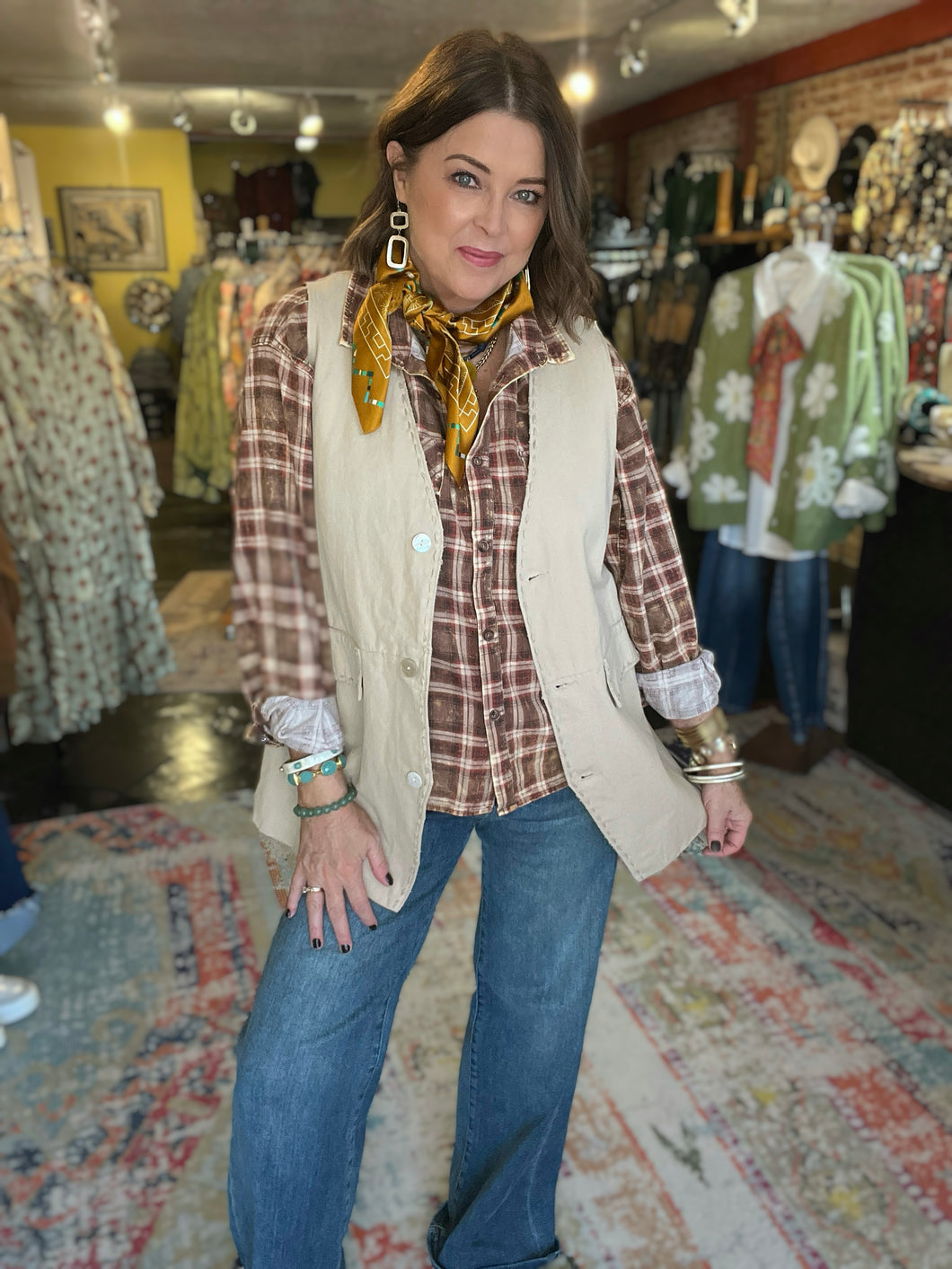 JADED GYPSY NATURAL VEST