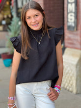 Load image into Gallery viewer, BLACK ROSE TOP
