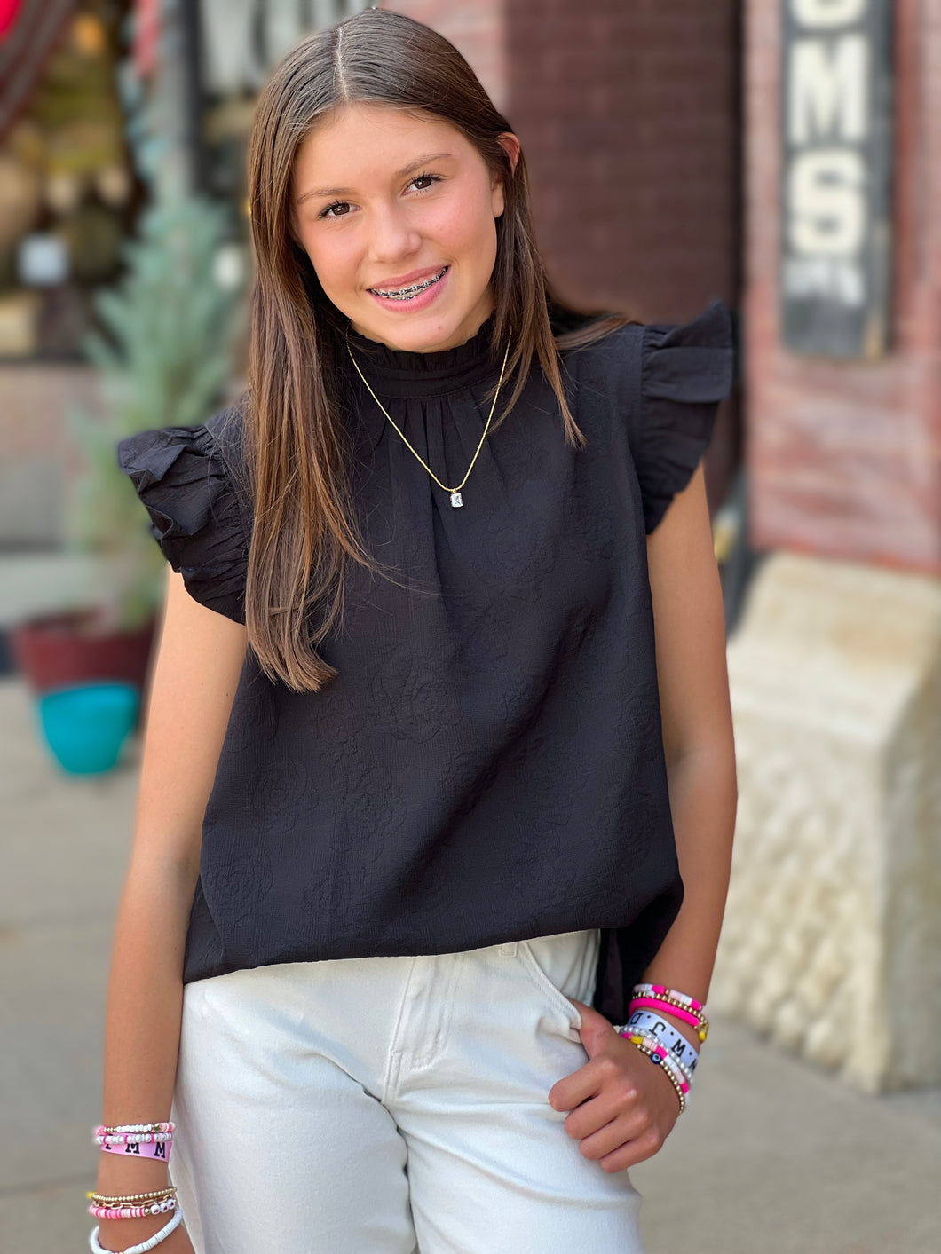 BLACK ROSE TOP