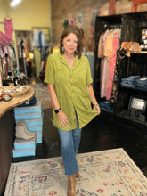 Load image into Gallery viewer, LIME TEXTURED TUNIC
