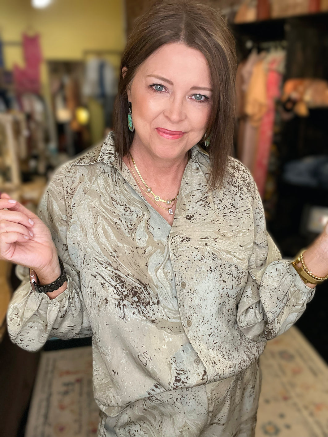 DESERT SAGE BLOUSE