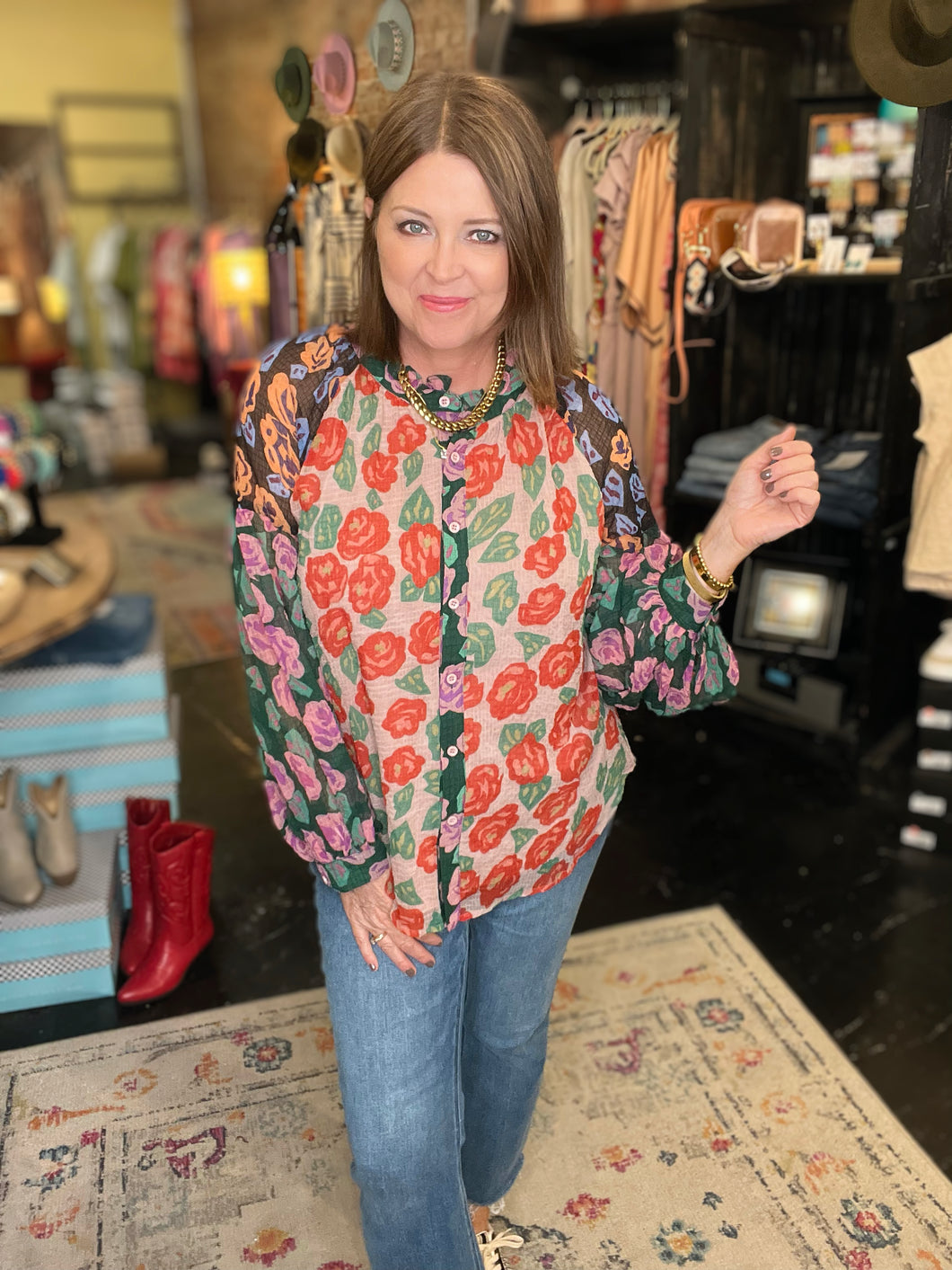 FULL BLOOM BLOUSE