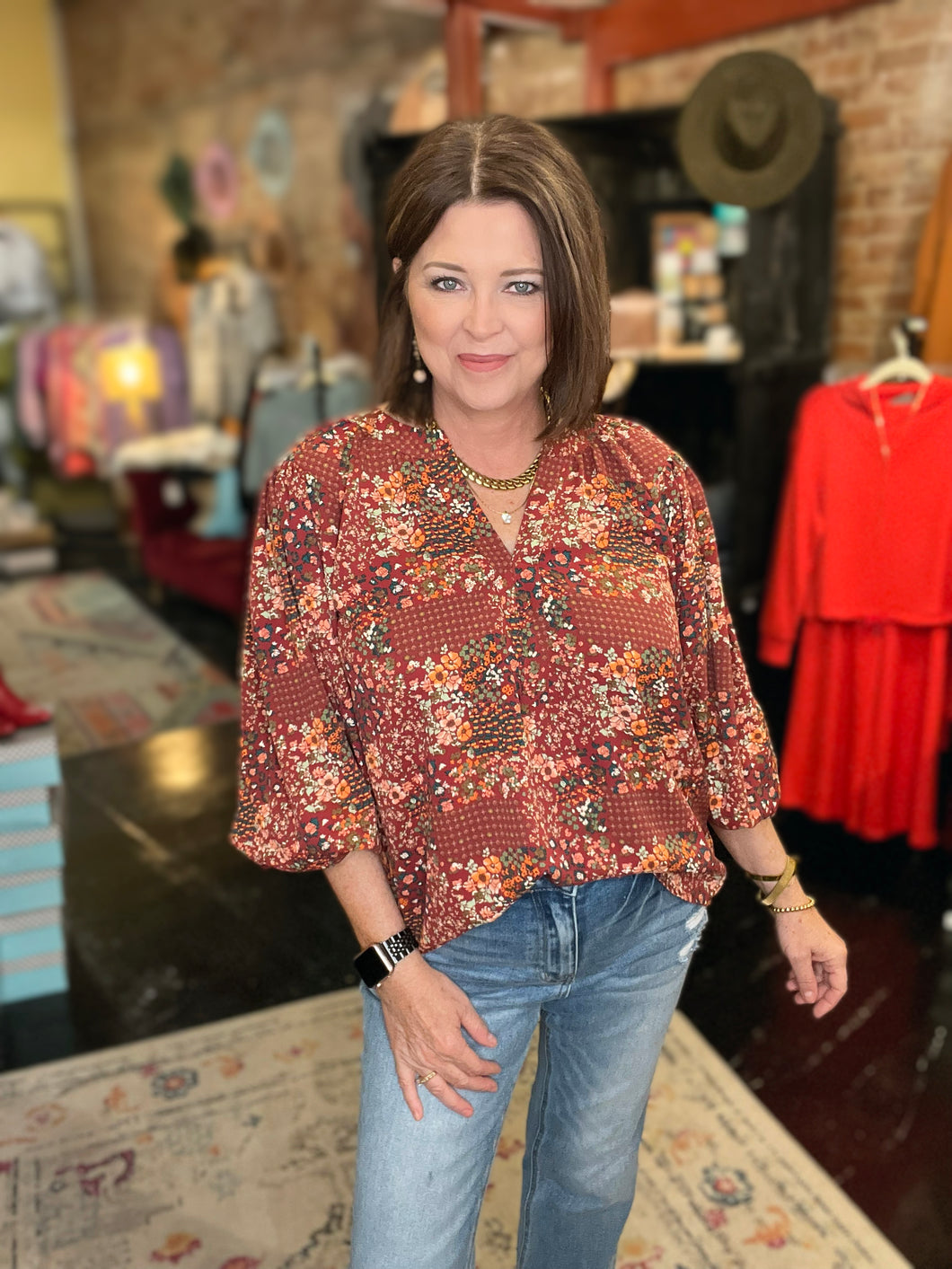 FALL GARDEN BLOUSE