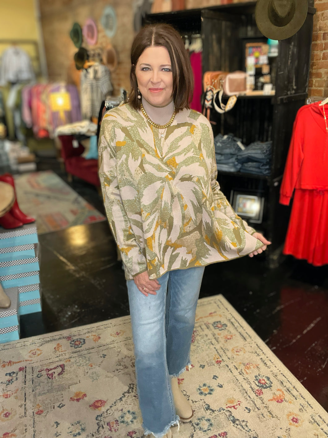 GOLD LEAF SWEATER