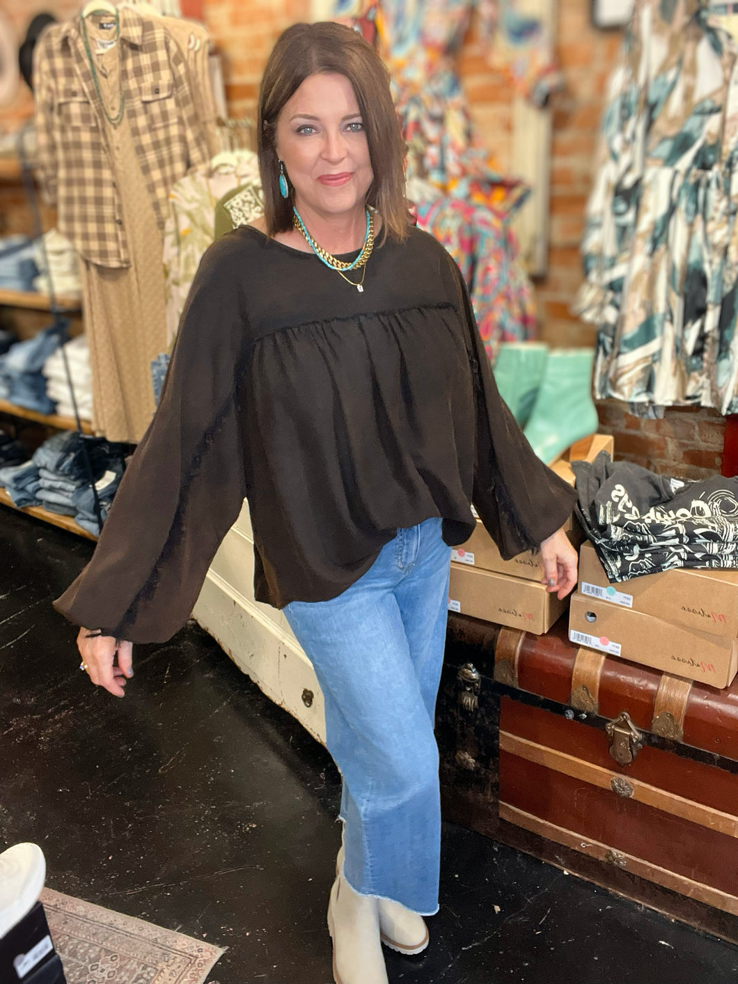 CHOCOLATE SWING TOP