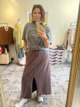 Load image into Gallery viewer, BROWN MAXI SKIRT

