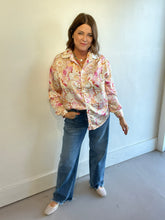 Load image into Gallery viewer, WHIMSICAL PINK &amp; GOLD BLOUSE
