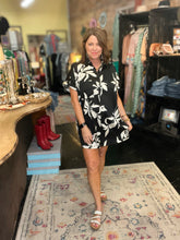 Load image into Gallery viewer, BLACK FLORAL DRESS
