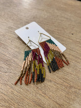 Load image into Gallery viewer, WHITNEY MUTED CHEVRON EARRINGS

